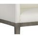 Malik Ash Grey / Linoso Ivory Dining Armchair